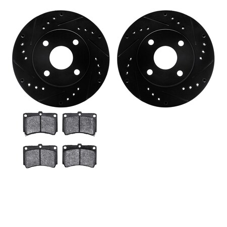 DFC 8302-54074 - PRO-KIT 3000 Drilled And Slotted Front Brake Kit